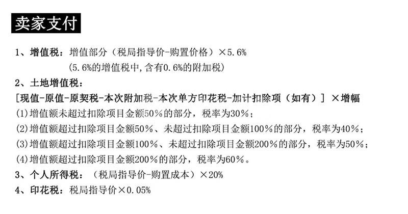 公寓税费怎么算